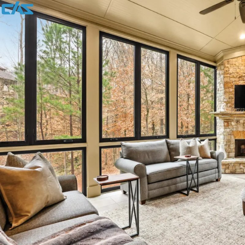 High-Performance Aluminum Casement Window, Energy-Efficient and Weather-Resistant
