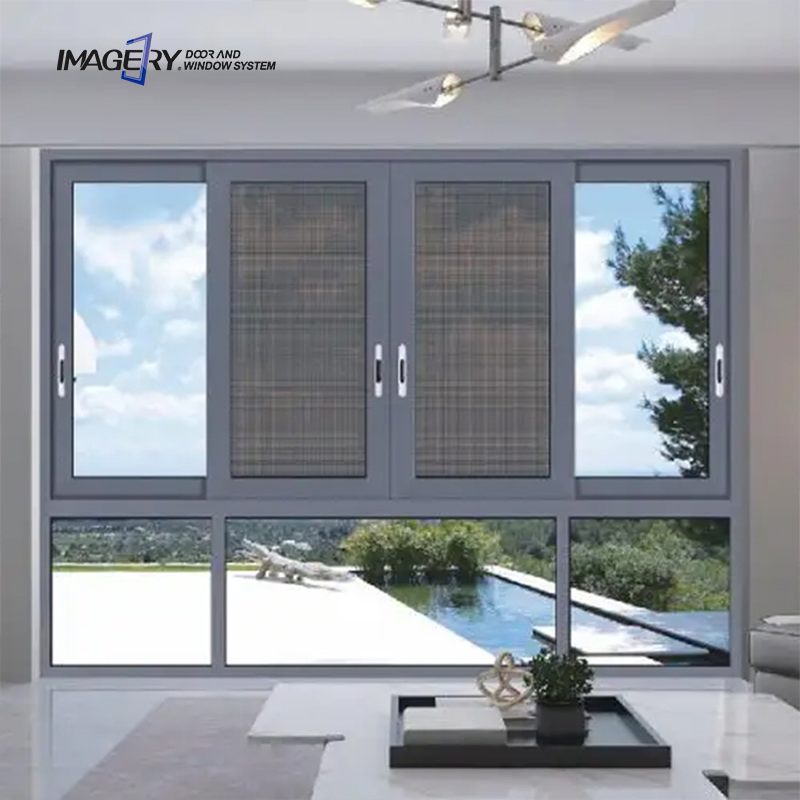 High-Performance Aluminum Alloy Sliding Window with Fast Shipping