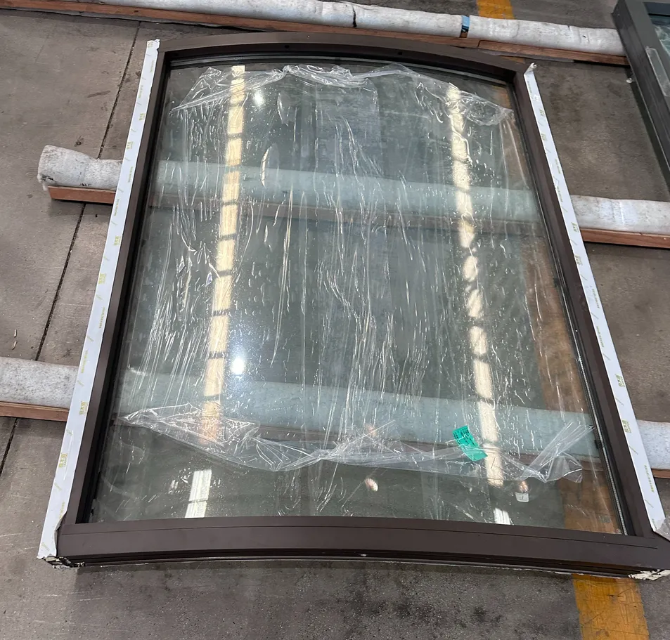 Double Glazed Curved Aluminum Window