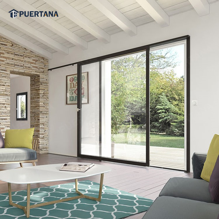 Exterior Conceal Hidden Aluminium Glass Pocket Stacking Slide Sliding Patio Door Inside The Wall