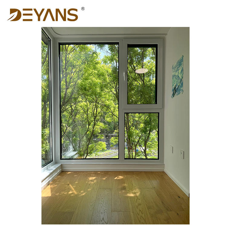 Insulated Soundproof Energy Saving Thermal Break Aluminium Glass Casement Windows