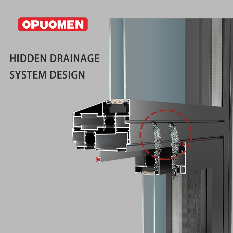 Residential Thermal Break Insulated Double Glazed Window Aluminium Casement Windows