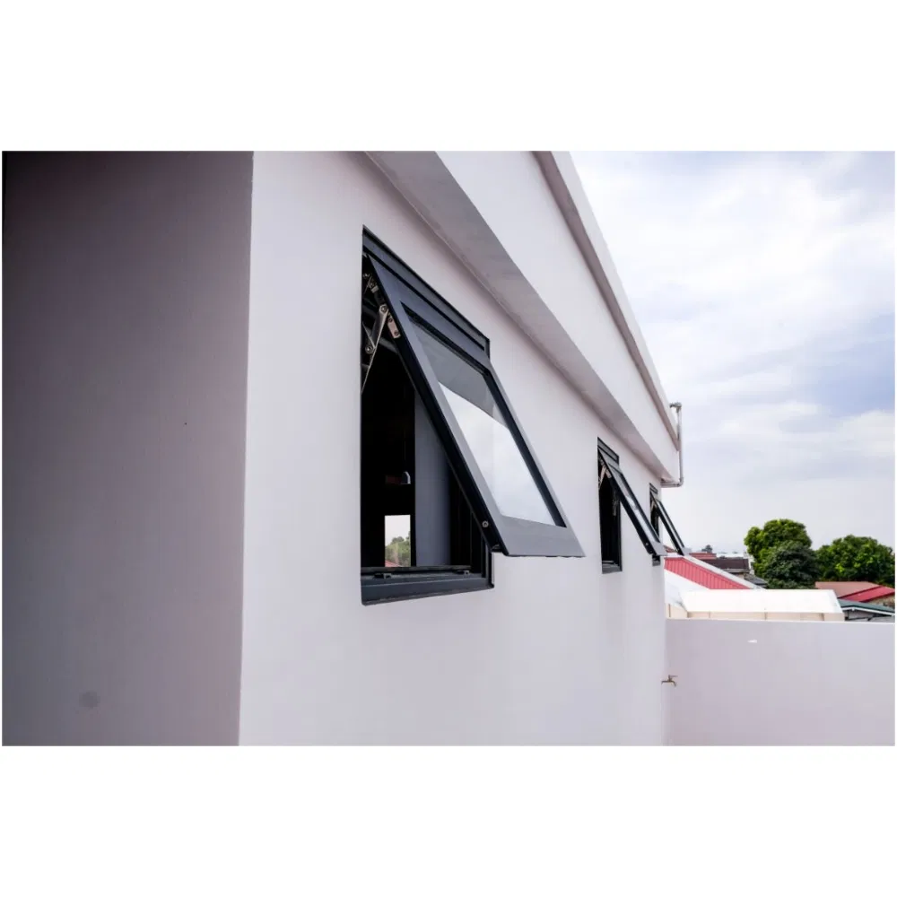 High-Performance Aluminum Top-Hung/Awning Window for Noise-Reduction in Urban Living Areas