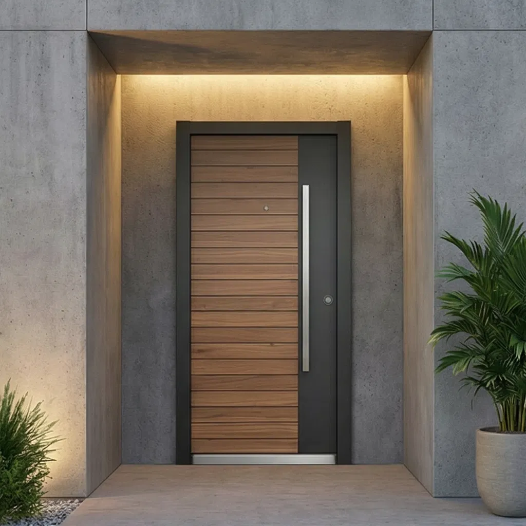 Sichuan China Modern Win-Star Steel Entry Security Armored Front Door ODM Turkish Russia Aluminum Steel Security Entrance Exterior Front Wrought Iron Home Door