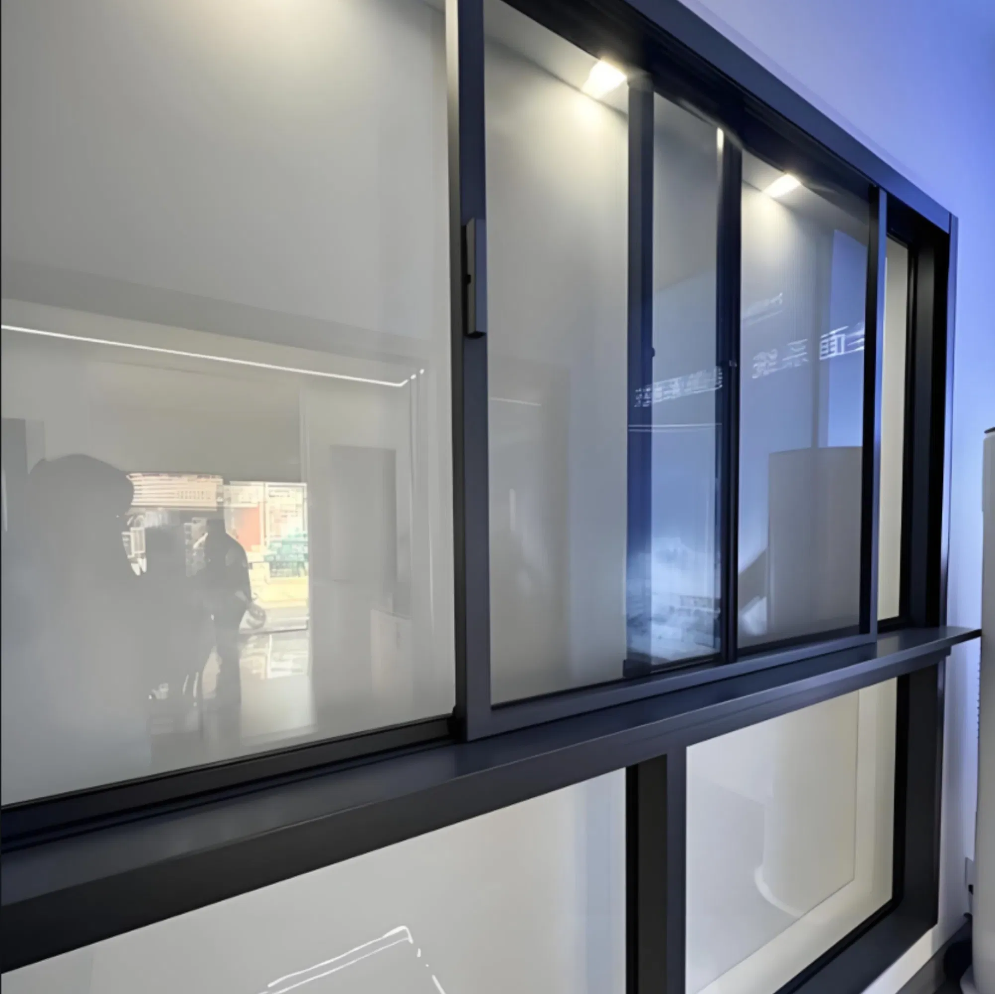 Direct Sales UV-Resistant Laminated Glass Aluminum Sliding Window