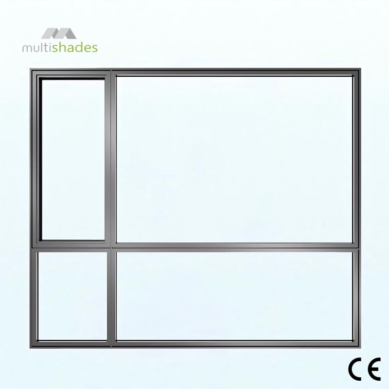 High Quality Factory Price Aluminium Fixed Window Thermal Break Aluminum Profile with Tempered Glass Wholesale Window