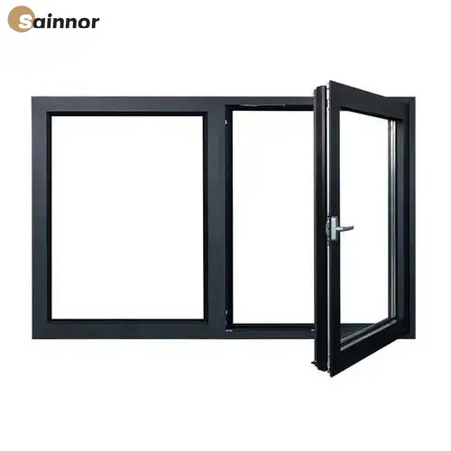 Superior Quality &amp; Customized Powder Coating Industrial Aluminum Windows and Doors