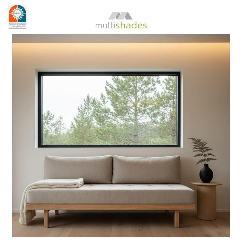 Fixed Window Aluminum Window Double Glazing Glass Anti Corrosion Aluminium Window