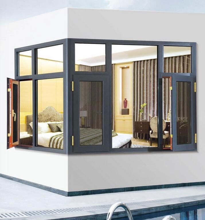 Most Popular Aluminum Window Custom Glass Modern Design