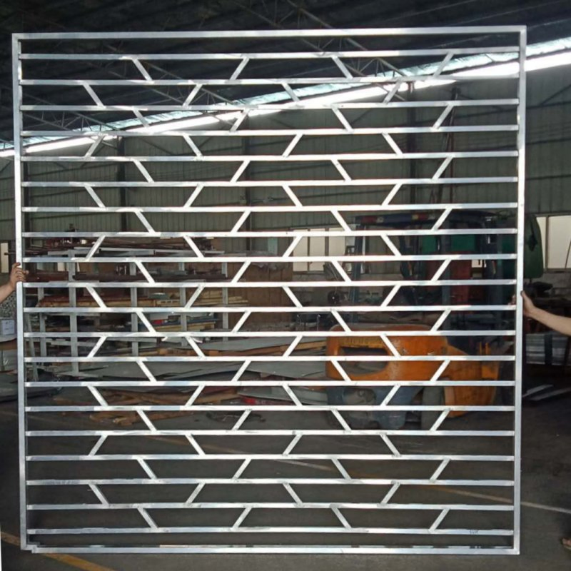 Aluminum Window Grill System, Laser Cut Patterns, Weather Resistant Finish