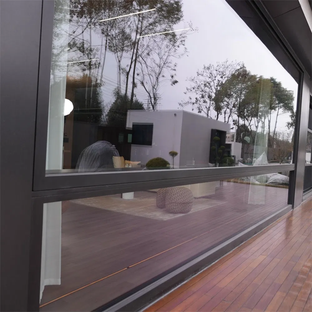 Luxury Aluminium Aluminium Electric Awning Window Auto-Open/Close, Thermal Insulated for Commercial Buildings