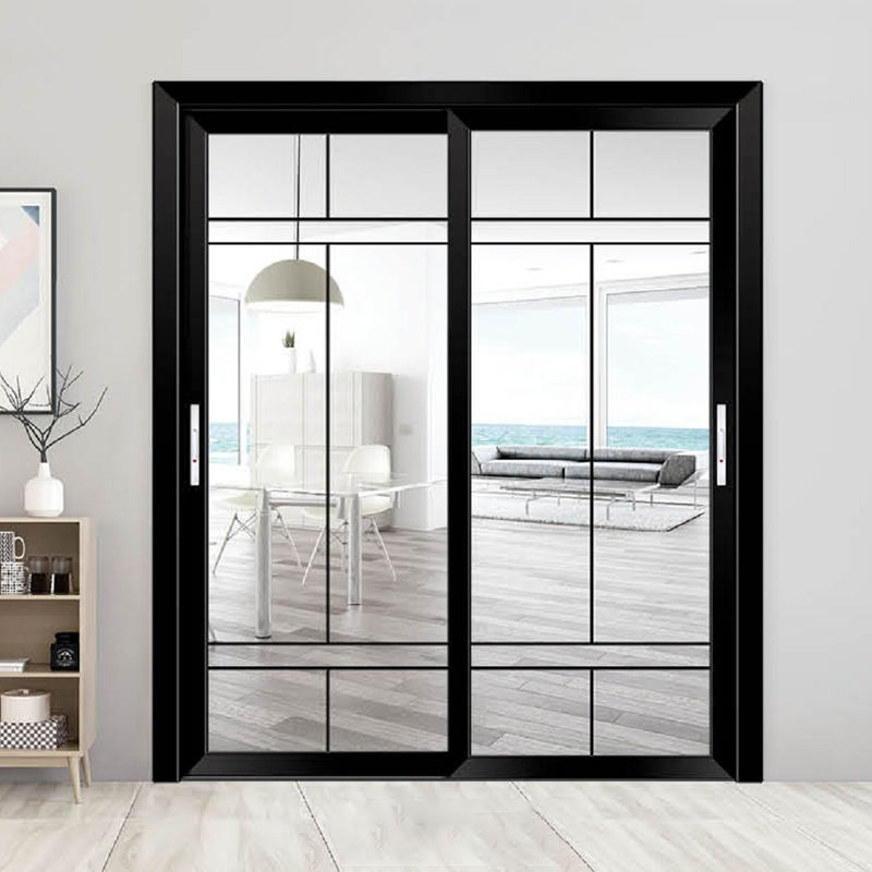 Balcony Sliding Doors Double Glazed Stacker Doors Commercial Exterior Patio Panoramic Aluminum Sliding Doors