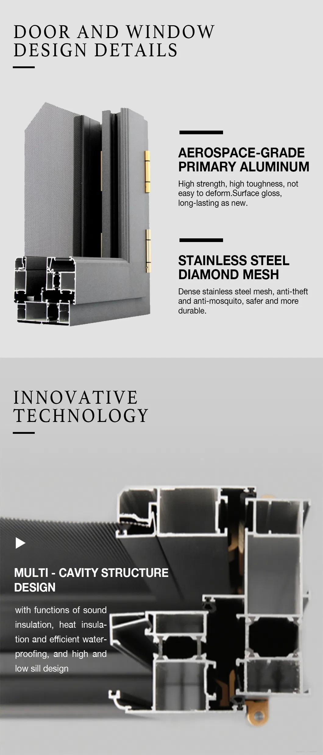 Aluminum Sliding Window Detail 4