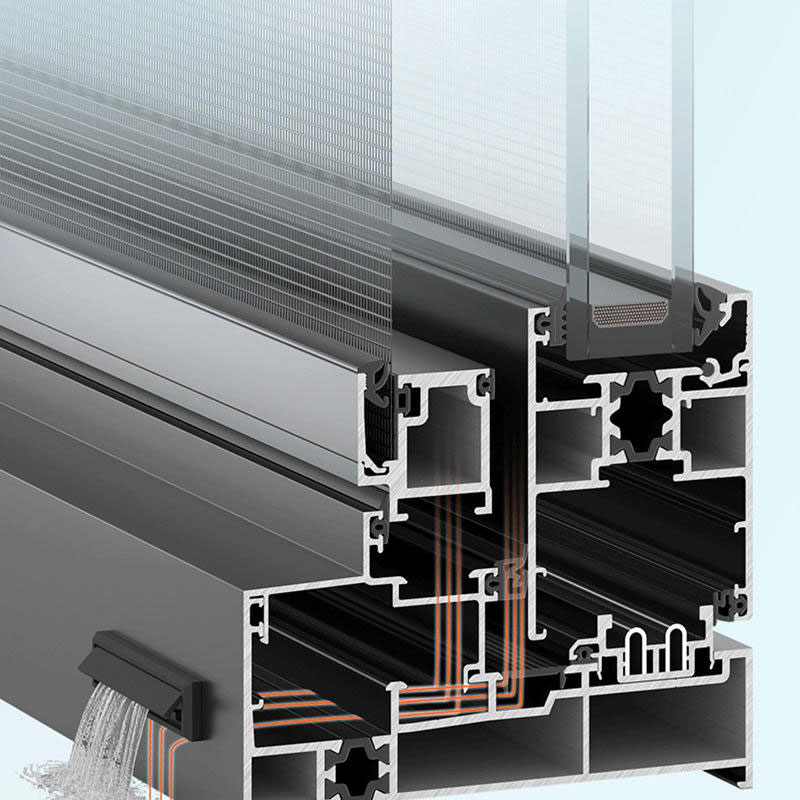 Modern Style Heat Insulated Save Energy Double Glazed Thermal Break Aluminum Tilt and Turn Windows
