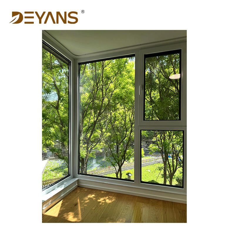 Insulated Soundproof Energy Saving Thermal Break Aluminium Glass Casement Windows