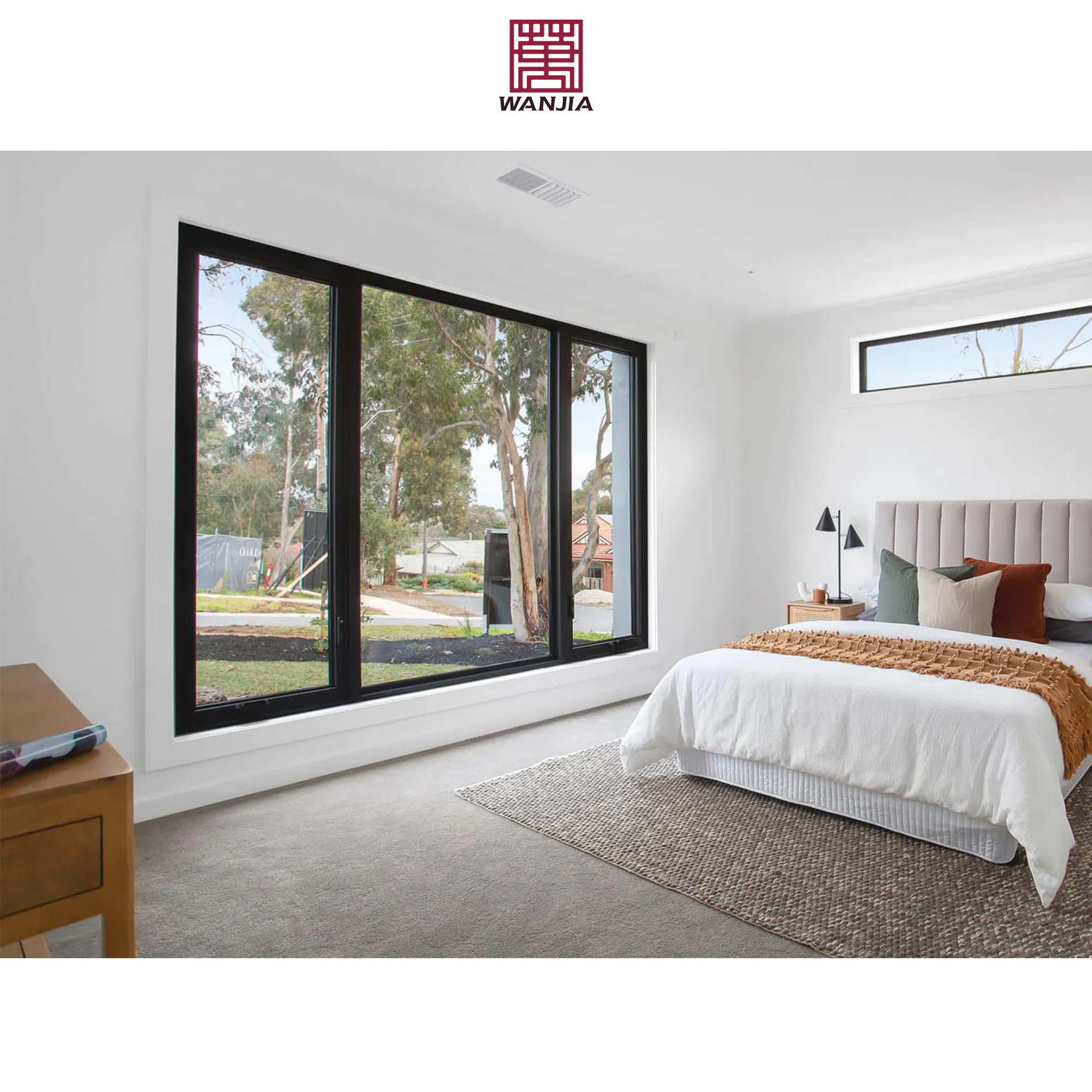 High-Performance Glass Aluminum Casement Window for Tropical Weather