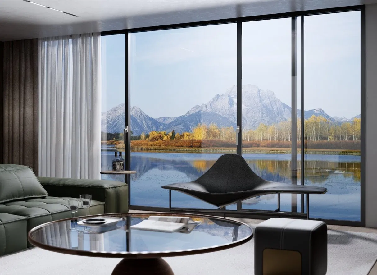 Costal Balcony Anti Corrosion Aluminum Alloy Window UV Protection Sliding Window Door