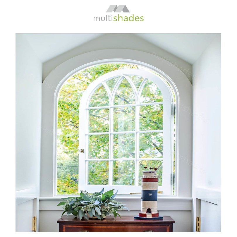 Multishades Modern Aluminum Casement Windows Villa Bathroom Waterproof Anti-Corrosion Custom Size Factory Direct