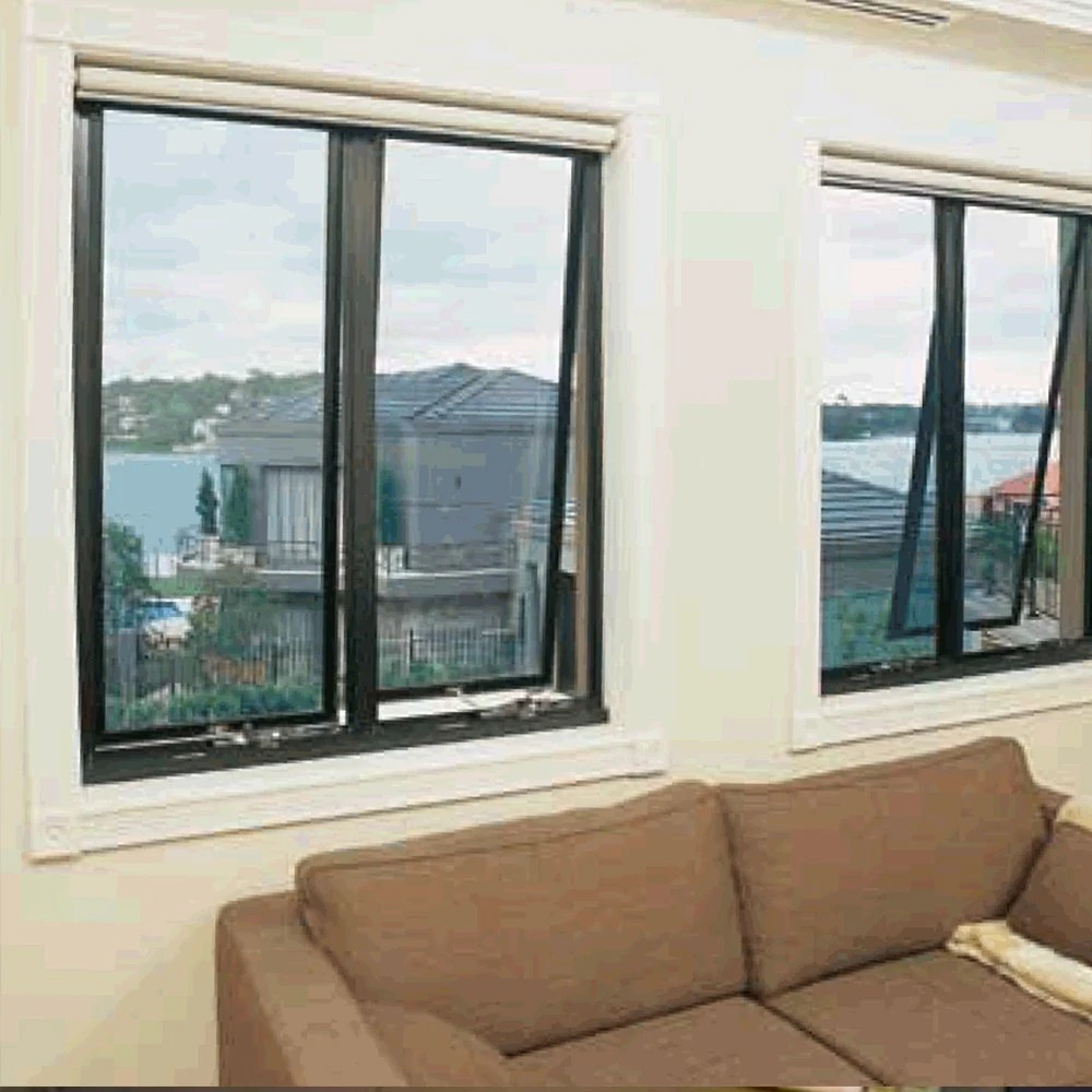 Australia As2047 Standard Individual Series Aluminum Awning Sliding Casement Round Double Glass Aluminium Window