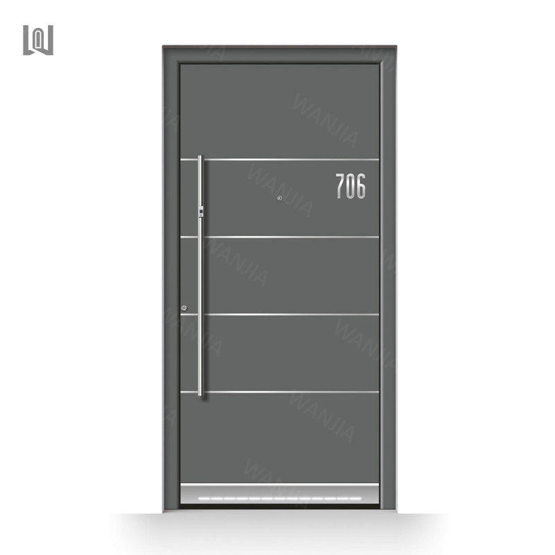 Premium Soundproof Aluminum Entry Door for Commercial Spaces