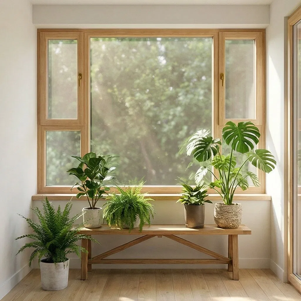 High-Performance Aluminum Clad Wood Tilt &amp; Turn Window, Passivhaus Compliant