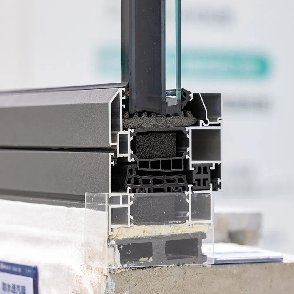 UV Resistant Passive Metal Fixed Aluminum System Window for Holiday Villa