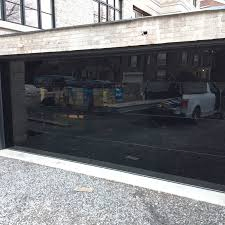 Modern Custom Size Aluminum Sectional Garage Door with Glass Panels for Homes