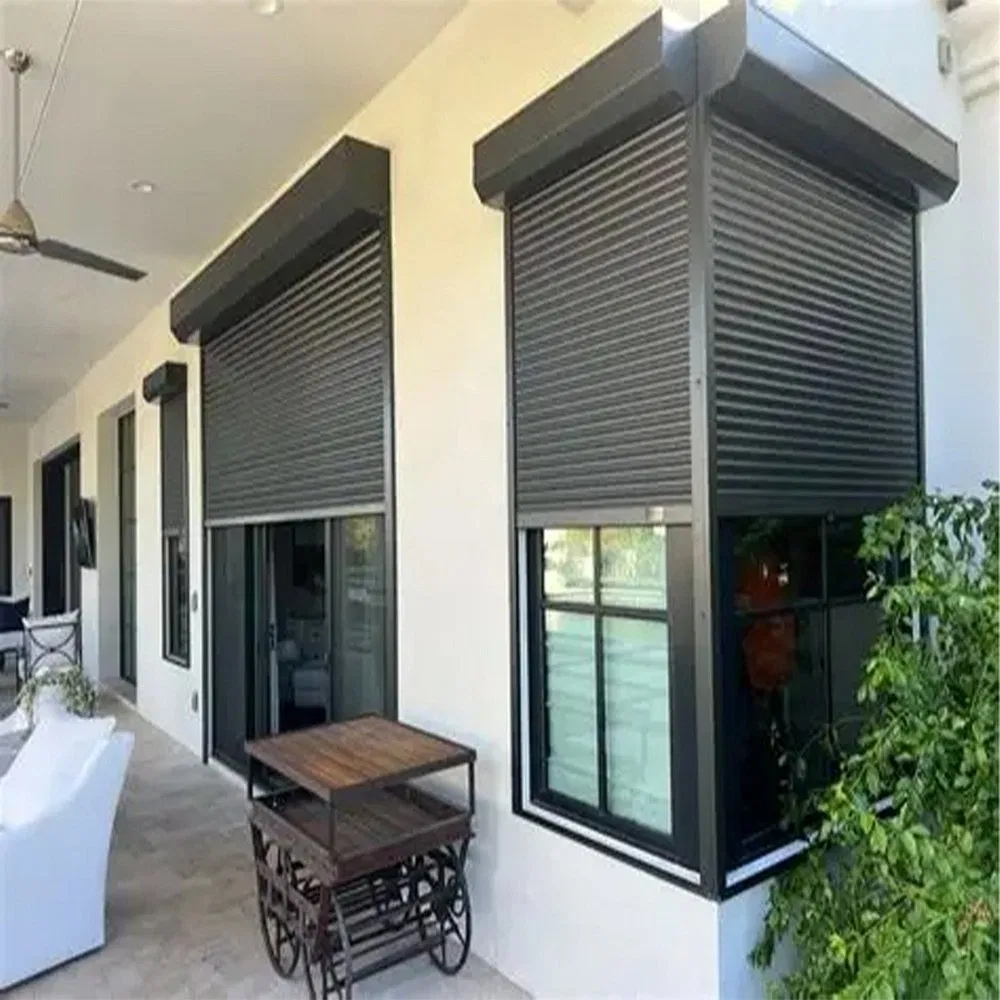 Customized Color Aluminum Alloy Exterior Rolling Window Shutters for Industrial