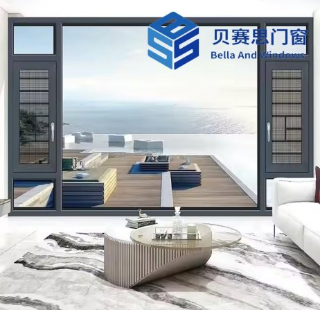 20+ Years Chinese Manufacturer Anti-Corrosion Anti-Burglar Aluminum Alloy Security Window Metal Window with Anti-Fall Grill