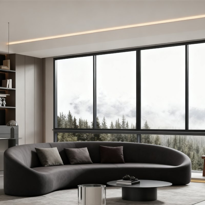 Thermal Insulated Aluminum Alloy Windows with Argon Gas