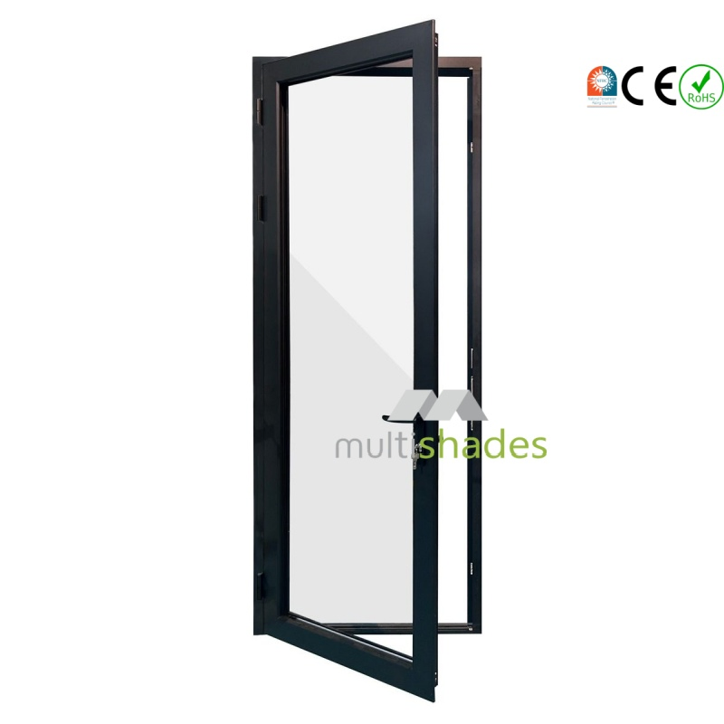 Aluminum Casement Window with Security and Efficiency Aluminium Casement Window Without Mesh with Top Brand Hardware