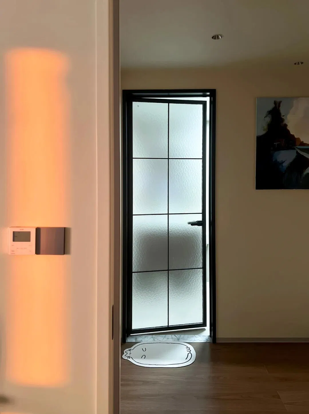 Factory Prices Premium Custom Soundproof Interior Puertas De Vidrio Templado Aluminium Bathroom Glass Door for Homes