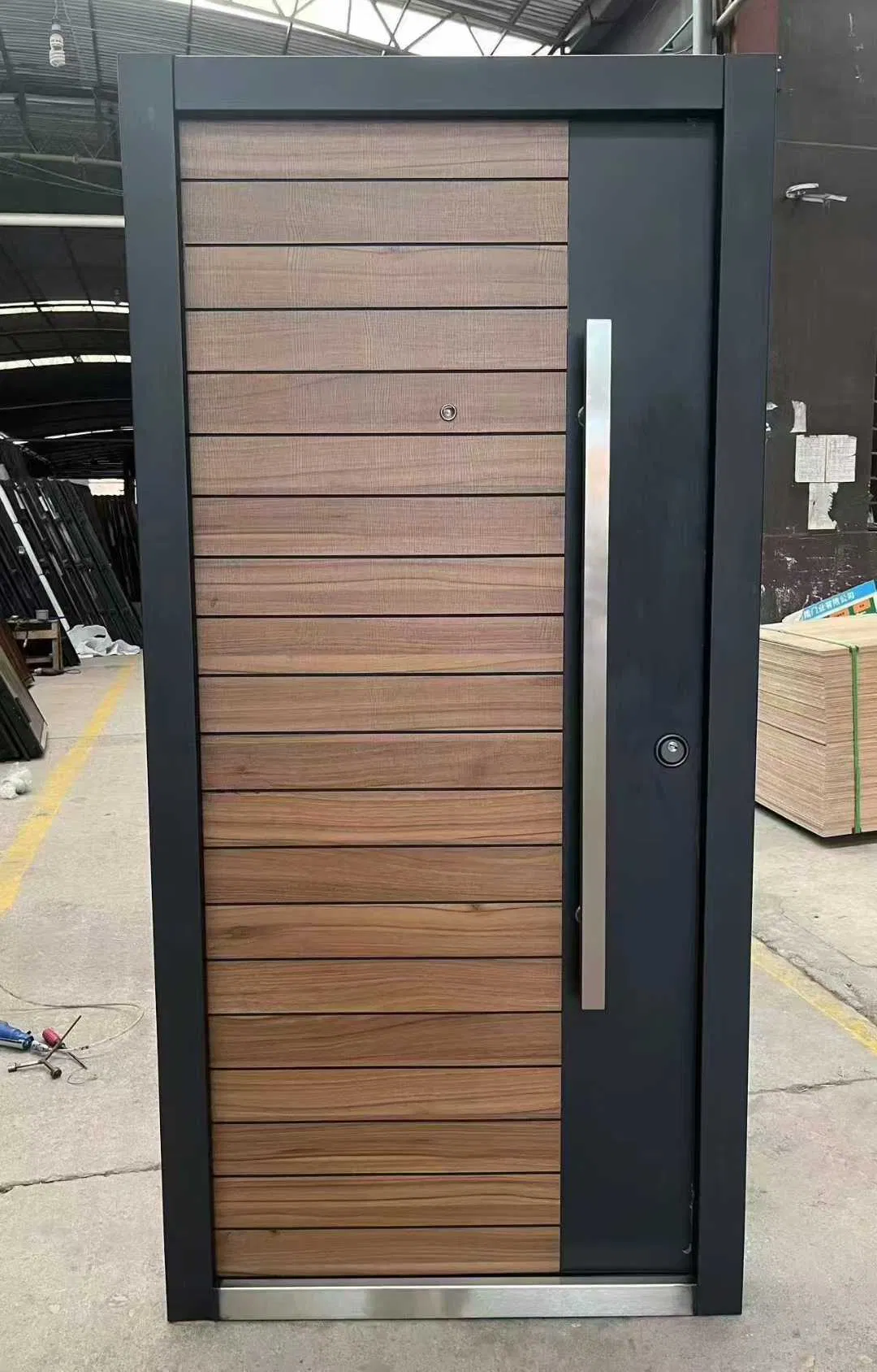 Sichuan China Modern Win-Star Steel Entry Security Armored Front Door ODM Turkish Russia Aluminum Steel Security Entrance Exterior Front Wrought Iron Home Door