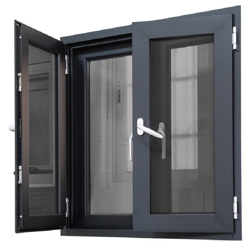 Aluminum Casement Windows for Industrial Buildings