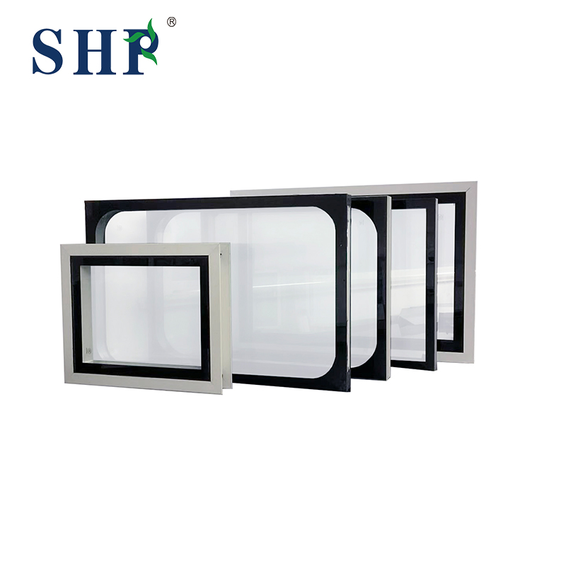 Industrial Grade Tempered Glass Industrial Aluminum Alloy Frame Cleanroom Window