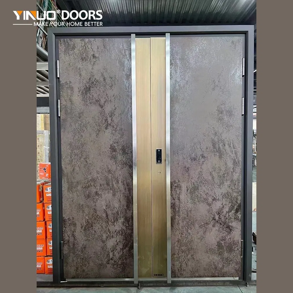 Low Maintenance Cast Aluminum Villa Door Weatherproof Seal for Tropical Climate Areas