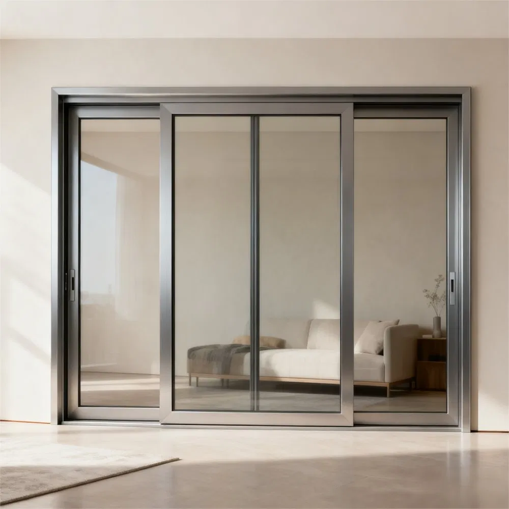 Low-Maintenance No-Rust No-Deformation Easy-Handling Commercial-Residential Standard Aluminum Doors and Windows