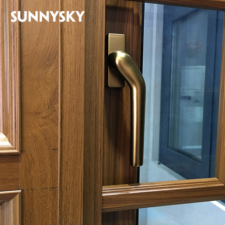 Residential Interior Cheap Patio Aluminum Casement Inswing Windows with Standard Size