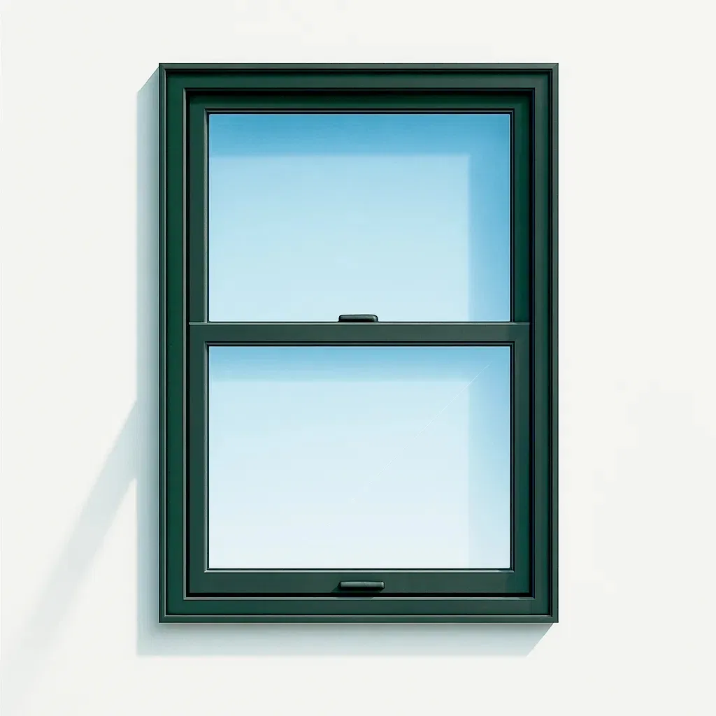 Latest Home Single Hung Windows Weather Resistant Insulated Durable Tempered Double Glazed Aluminium Windows