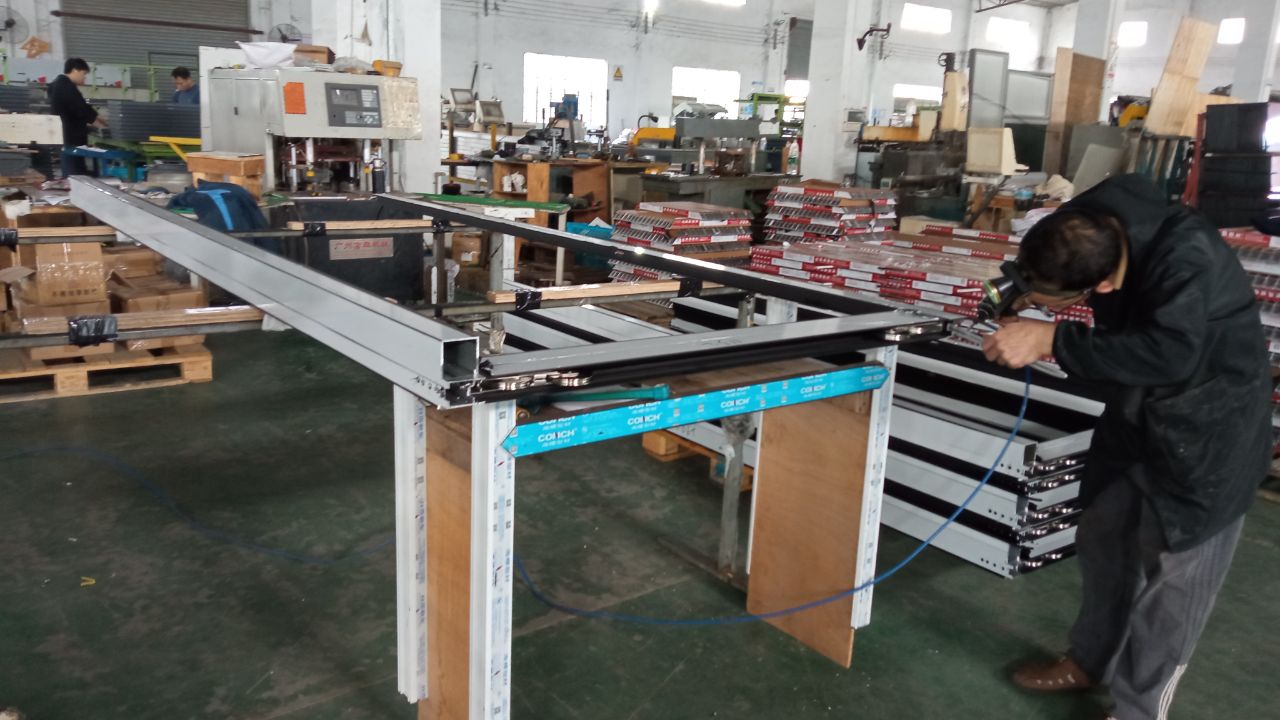 Aluminum door and window warehouse - finished goods storage