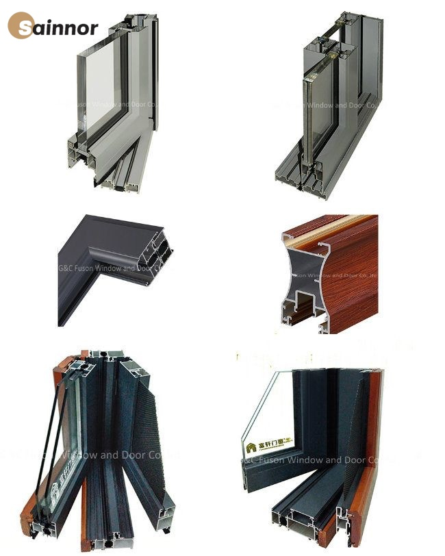 Superior Quality &amp; Customized Powder Coating Industrial Aluminum Windows and Doors