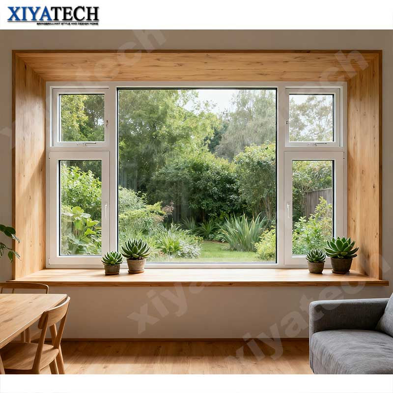 Customized Thermal Break Aluminum Commercial Insulated Fixed Glass Casement Windows