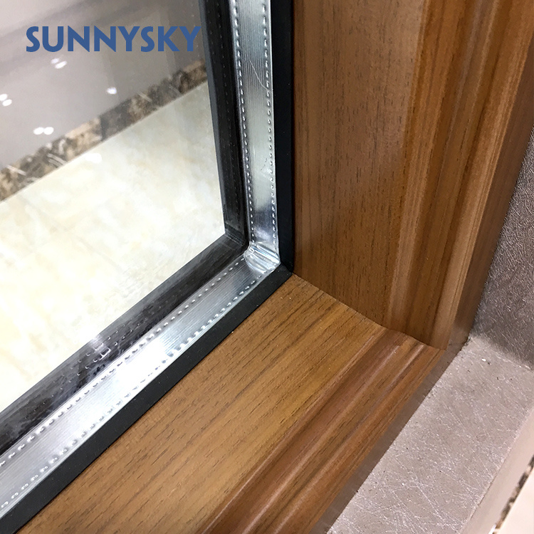 Residential Interior Cheap Patio Aluminum Casement Inswing Windows with Standard Size