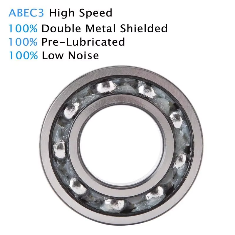 6202 2RS Single Row Chrome Steel Deep Groove Ball Bearing Grease Lubricated for Home Appliances Agricultural Machinery