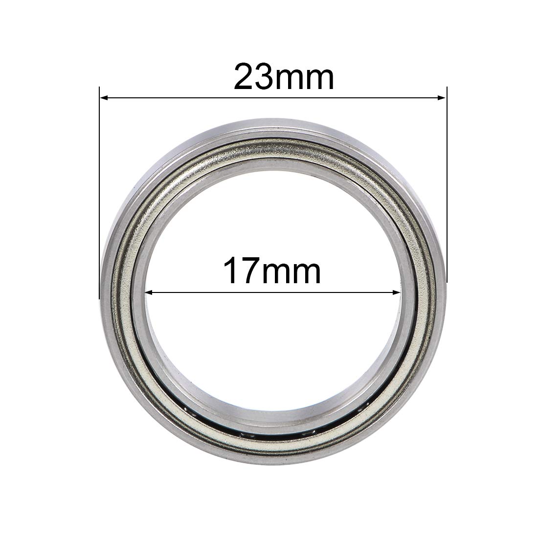 Thin Chrome Steel 6703 6703zz 6700 6701 6702 6706 6704 6705 Precision Section Deep Groove Ball Bearing for Restaurant Use
