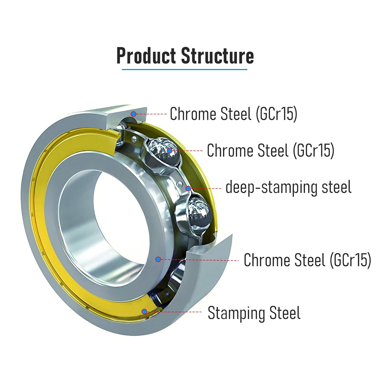 MR52ZZ Bearing View 3