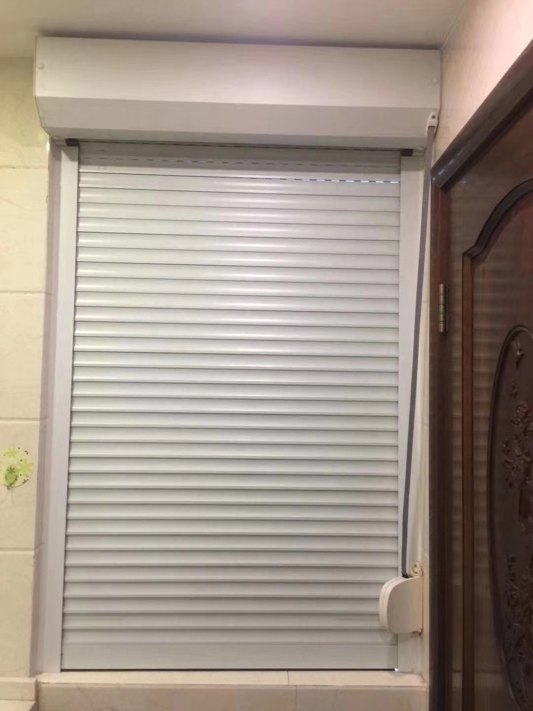Electric Security Motorized Aluminum Accessories Metal Steel Door Roller Shutters Modern Shutter Window 1 Set Vertical Cheaper