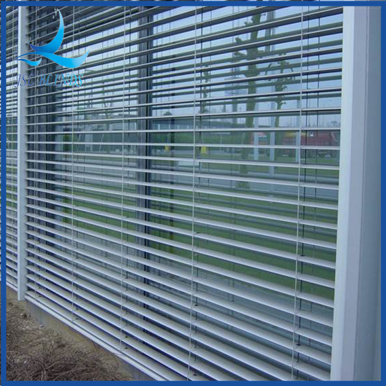 Fashions International Outdoor Aluminum Venetian Blinds Motorized Outdoor Voice Control Cassette Window Louver Aluminum Blinds