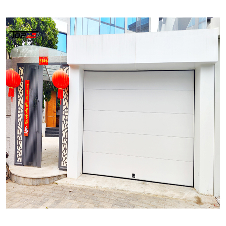 Factory Price Customize Remote Control Galvanized Steel Security Automatic Sliding Waterproof Finished Garage Door Motor