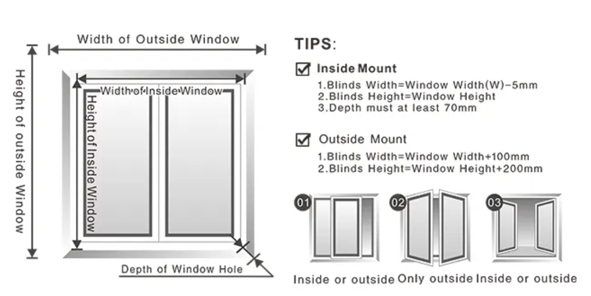How to measure for smart blinds installation